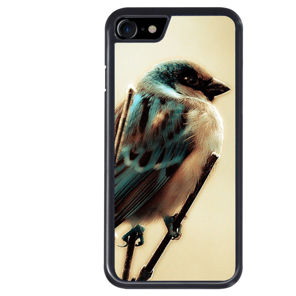 Bird Phone Case Blue Sparrow Animal Nature iPhone 4 4s 5