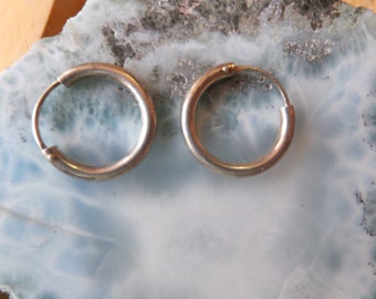 Sterling Silver Hoop Earrings