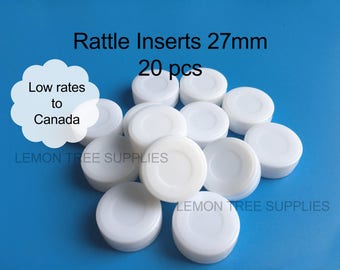 Rattle inserts 27mm, pack of 20