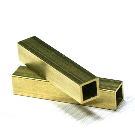 brass Square tube 10x40mm hole 8.8 mm industrial brass