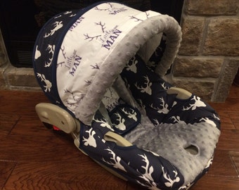 4 PC Custom Infant Car Seat Cover, Boutique Infant Car Seat Cover, Baby Carrier Cover, Baby Car Seat Cover, Baby Carrier