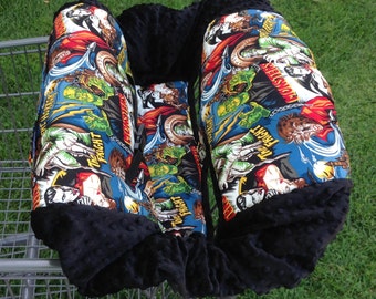 Shopping Cart Cover-Monsters/ black