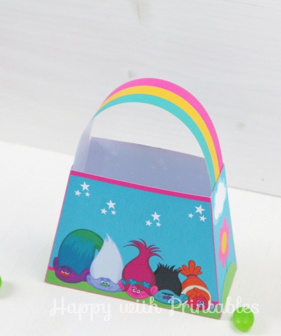 Trolls treat bag Trolls favor Trolls gift bag Trolls