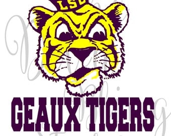 GEAUX Tigers - LSU Inspired SVG File