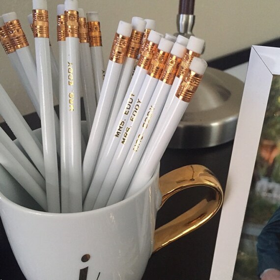 Custom Pencils Pencil Set of 12 Personalized Pencils