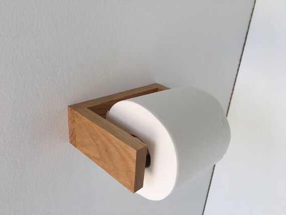 Bad Handtuchhalter Toilettenpapierhalter Eiche Bad