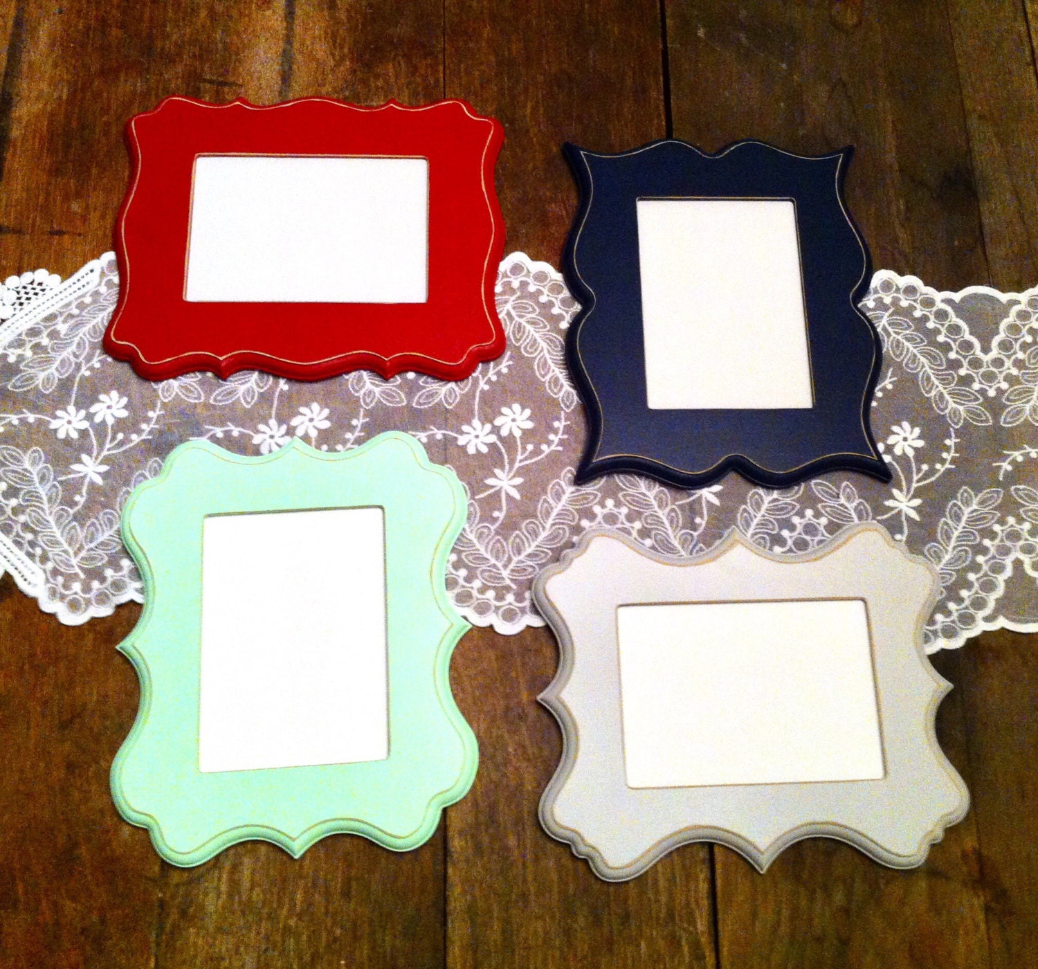 8x10 Whimsical Picture Frame….Handmade 8x10 frame