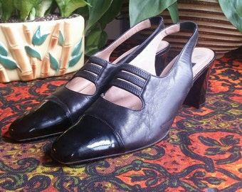Joel Parker Italian leather shoes size 8.5 AA, c. 1980s