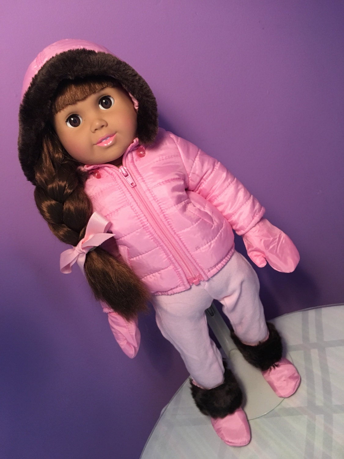 american girl doll winter outfit