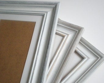 Picture frame A2 frame distressed frame shabby chic frame wood frame rustic frame home decor crafts solidwoodshop