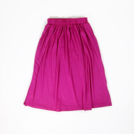 Items similar to Girls Pink Maxi Skirt, Girls Long Pink Skirt, Pink ...