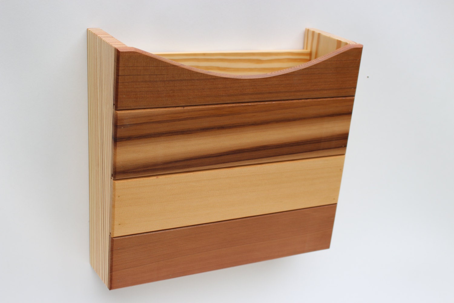 Record Album Storage Rack / Vinyl Album Storage Bin / Wood