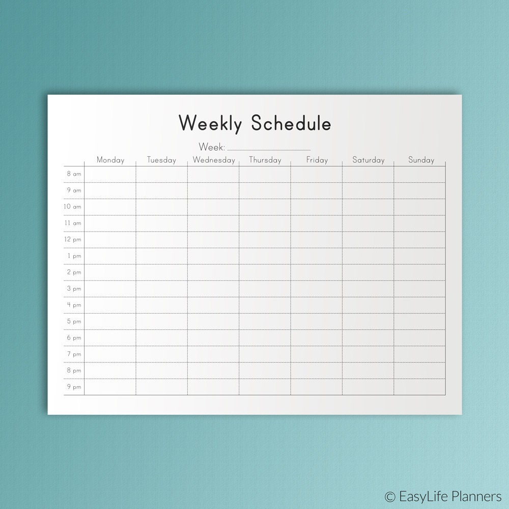 download schedule planner