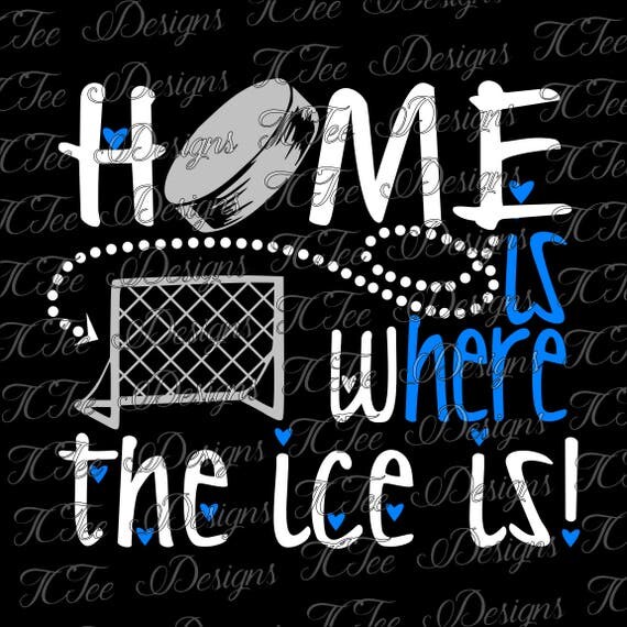 Download Home is Where The Ice Is Hockey Mom Design SVG Vector