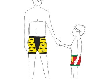 MBJM Superhero Boxers PDF Sewing Pattern (Adult XS - 5XL)