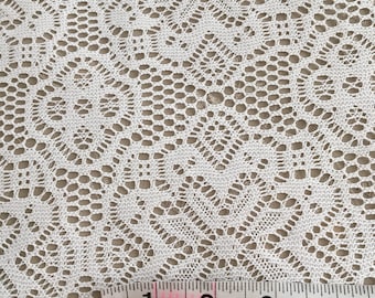 Crochet lace fabric | Etsy