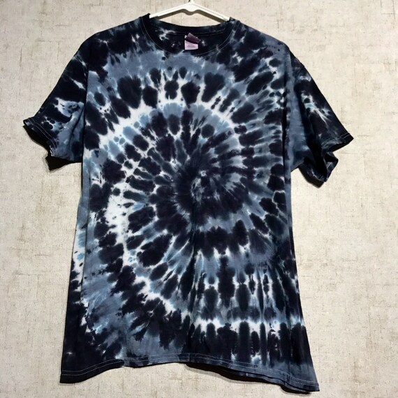 Monochrome Tie Dye Shirt Black and White Tie Dye Shirt