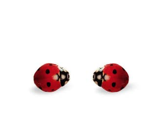 Ladybug Stud Earrings - Ladybug Earrings - Cute Ladybug - Stud Earrings - Earrings - Hypoallergenic Nickel Free Stud Earrings