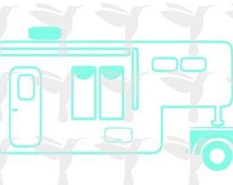 Camping Svg File, Cricut, Silhouette, SVG Files for Cricut, Svg Files for Silhouette, Cutting Files, PNG Files, 5th Wheel