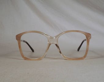 fabulous vintage sunglasses lunettes eyeglasses PIERRE CARDIN carved frame france rare