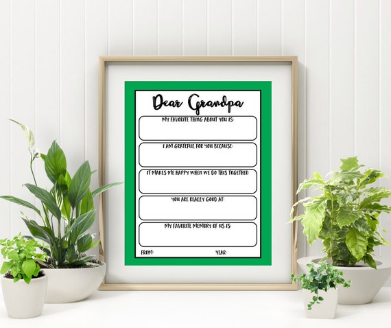 Download last Minute Fathers Day Gift Grandparent Gift Grandpa Gift