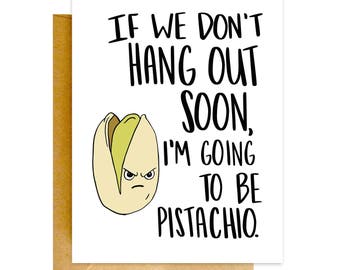 Funny Miss You Card, Funny Card, I Miss You Card, Greeting Card, Funny Greeting Card, Funny Card, Love Card, Just Beacuse Greeting Card