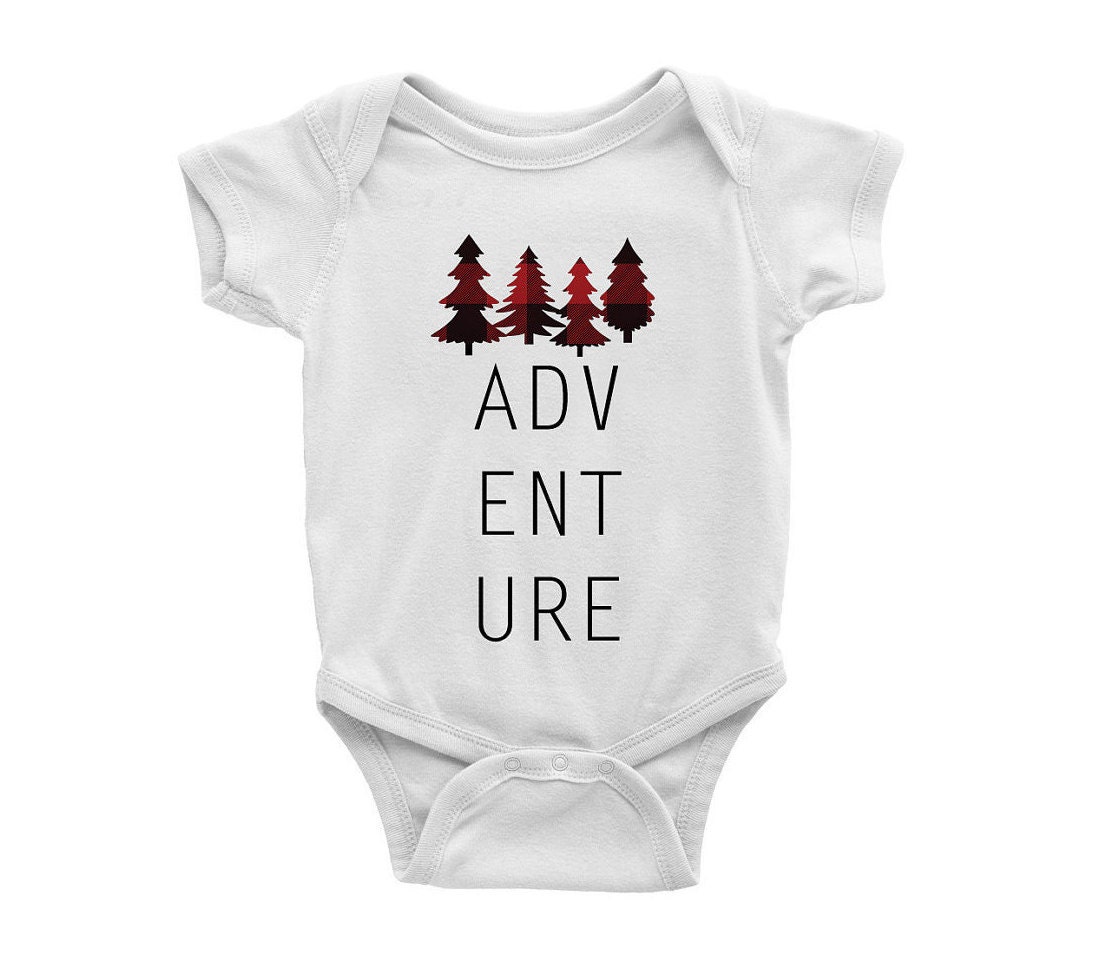 Adventure Onesie® Bodysuit Baby Camping Clothes Baby Shower