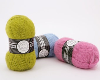 Angora yarn ANGORA MADAM TRICOTE, many colors of yarn, Angora yarn, acrylic yarn