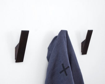 Design Hooks wooden wall hooks for the modern hallway or bathroom. clean Design Hooks wooden wall hooks for the modern hallway or bathroom. clean