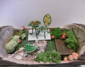 Fairy garden set,garden tools ,garden furniture,outdoor gardening,fairy garden,miniture tools,