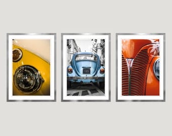 Retro Wall Art vw beetle art | etsy Retro Wall Art vw beetle art | etsy