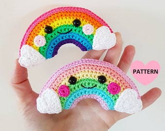 Rainbow PDF Pattern, crochet, amigurumi