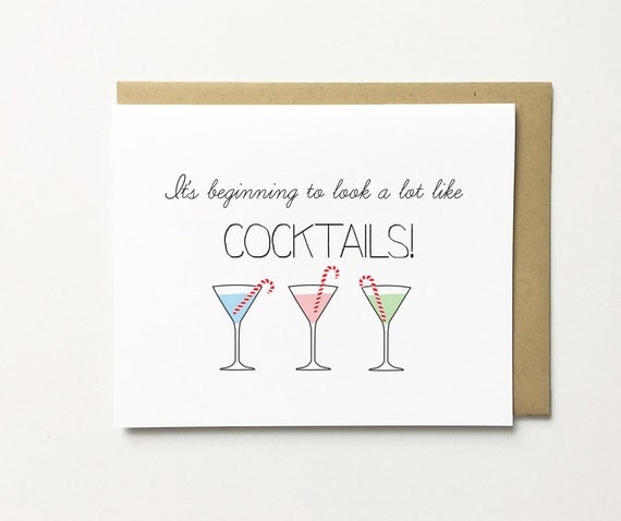 Cute Christmas card Best friend Christmas card Christmas