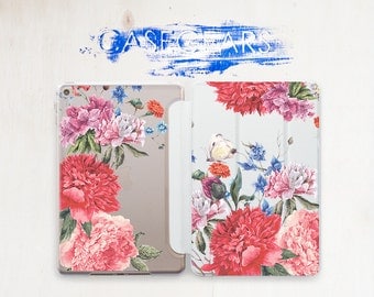 Red Flowers iPad Case iPad Pro Case iPad Air 2 Case iPad Pro 9.7 Case iPad Air Case iPad Air 2 Cover iPad Pro Cover iPad Air 2 Cover CGSC019