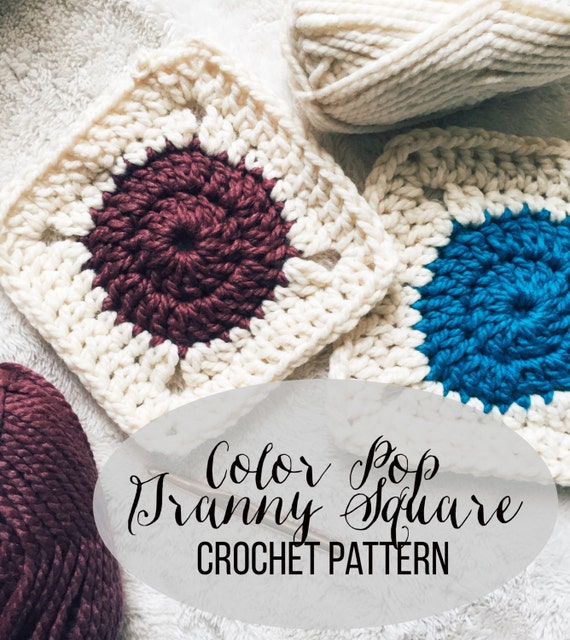 Download PATTERN: Color Pop Granny Square Easy Crochet Blanket