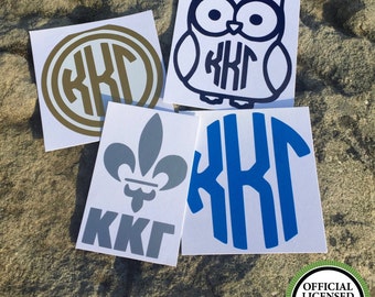 Kappa Kappa Gamma Decals | Sorority Stickers | Sorority Decals | Official Licensed Product