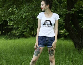 Wonder Woman Shirt, Wonder Woman Cat, Cat Shirt, Wonder Woman, Cat Lover Shirt, Cute Shirt, Cat Lover Gift, Cat Gift, Funny Shirt, Cat Print