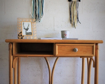 Vintage bamboo office
