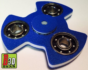 THE "PROPELLER" SPINNER - fidget toy, spinner, fidget spinner frame, focus spinner, tri-bar fidget, triple fidget, triple bearing spinner