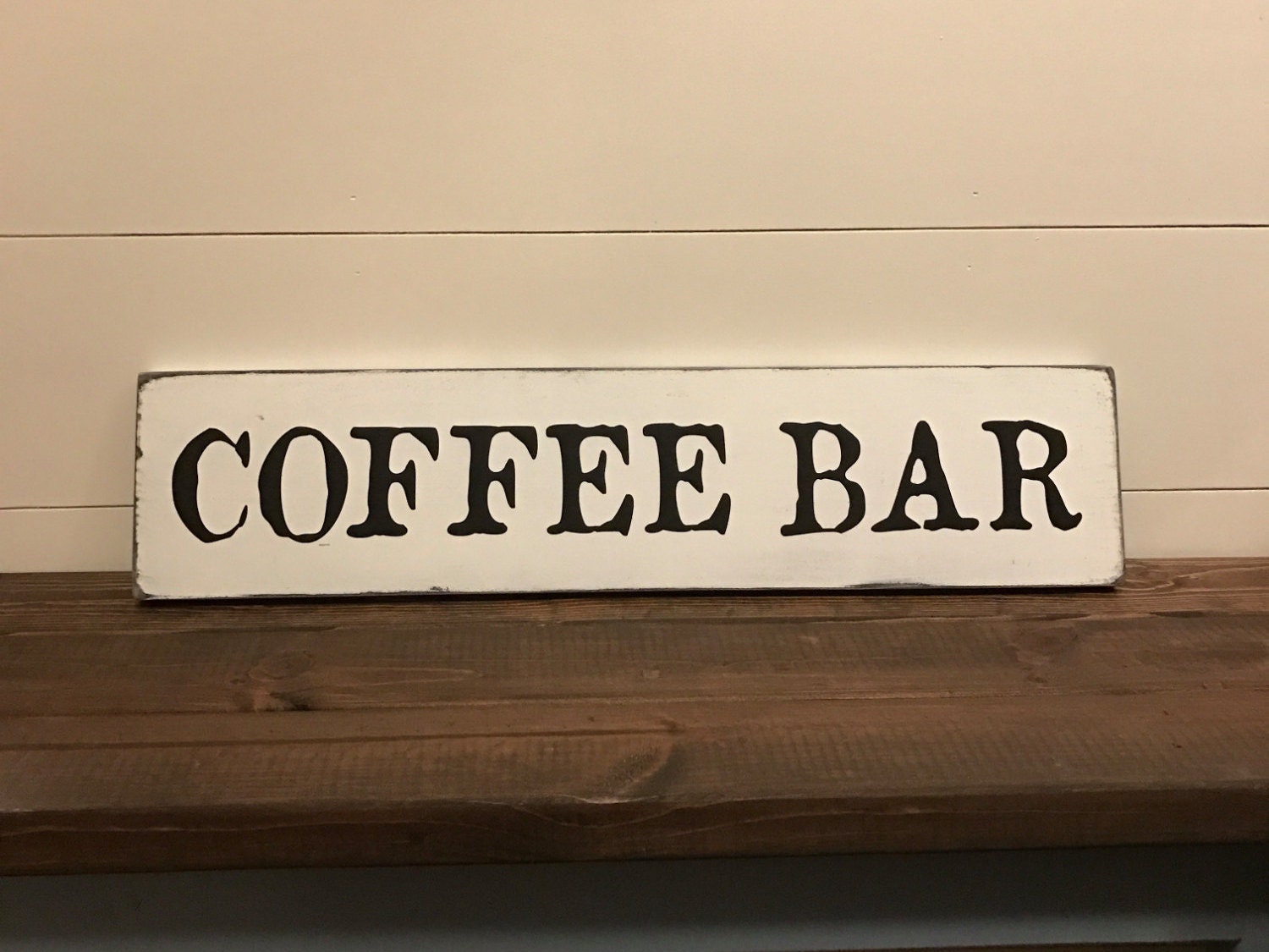 Coffee Bar Sign / Coffee Sign / Rustic Wood Sign / Wooden