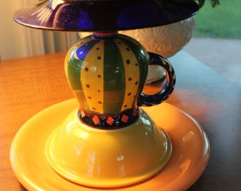 Glass Bird Bath, Bird Feeder