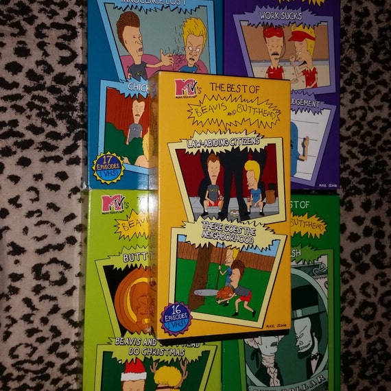 Beavis and Butthead VHS Lot Of 5 The Best of Beavis and