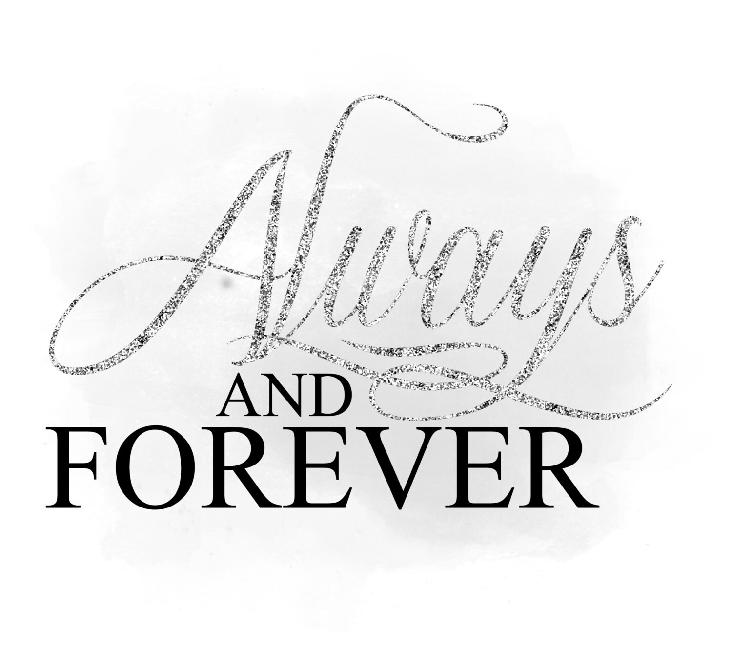 Download Always and forever clipart, Love Quote Word Art, Always ...