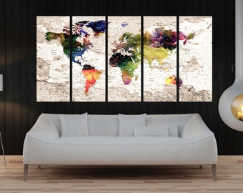 World Map Wall Decor map wall decor | etsy World Map Wall Decor map wall decor | etsy