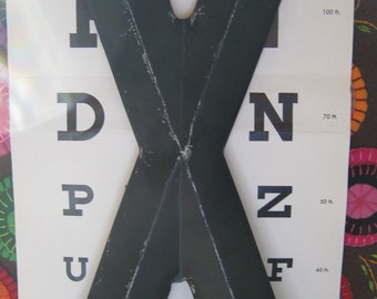 Metal Letter 'X'- Wall Display
