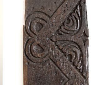 Antique wood carving,Inscribed,Unknown,1700,carved wood plaques,antique panels,reclaimed wood,wood carved panel,unique,wall art,wood carving
