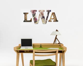 Wall Art, Monogram Wall Decor, Wall Decor, Monogram Wall, Wall Letters, Monogram Letters, Wall Hanging, Monogram Wall Hanging, Wall Initials