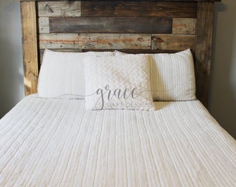 Reclaimed Wood Headboard