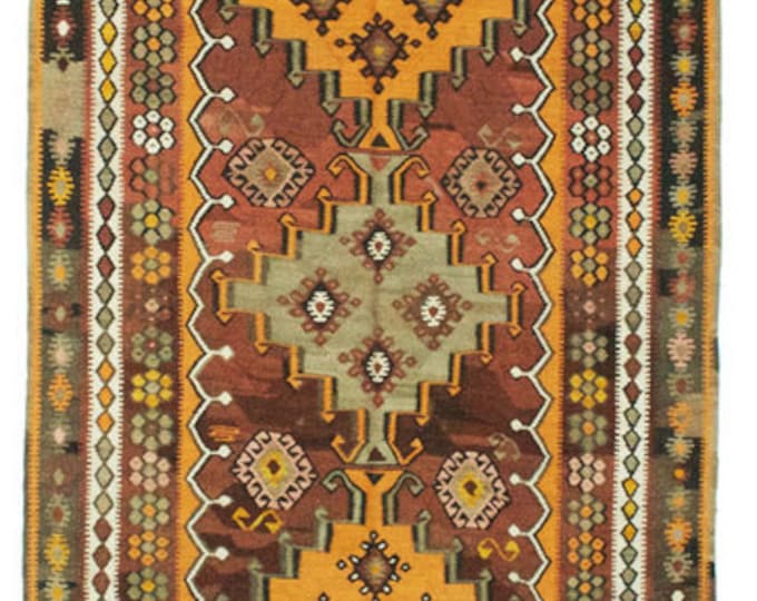 ANATOLIA KILIM 360 cm x 144 cm/ 11,81 x 4,72 ft /Free Shipping * VINTAGE Anatolia Kilim Rug - Turkish Vintage Rug - Turkish Anatolian Kilim