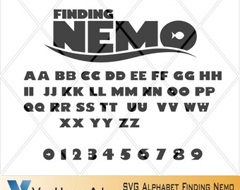 Finding nemo letters | Etsy